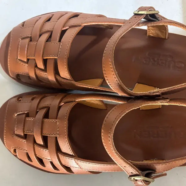 [BUNJANG] Qeurn Venice Sandal Brown 225 / 쿠에른 베니스 샌들