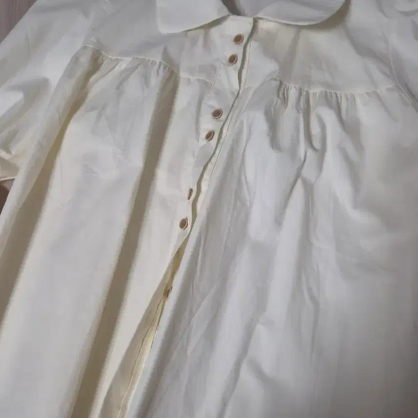 [BUNJANG] Latte Gal Vintage Japanese Mori Girl Wood-Tone Blouse Shirt / 라떼갸루 빈티지 일본풍 모리걸 우드톤 블라우스 셔츠
