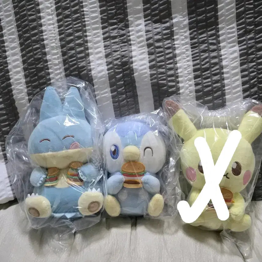 [BUNJANG] Pokemon Pocket Monsters Pikachu, Sobble, Piplup Mealtime Figures / 포켓몬 포켓피스 맛있는 시간 먹고자 펭도리 피카츄