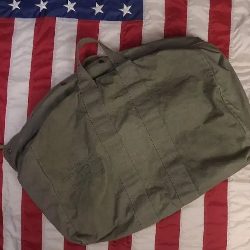 [BUNJANG] Original 1960s US Air Force Issue Canvas Kit Bag / 오리지날 60's 지급용 미공군 캔버스 키트백