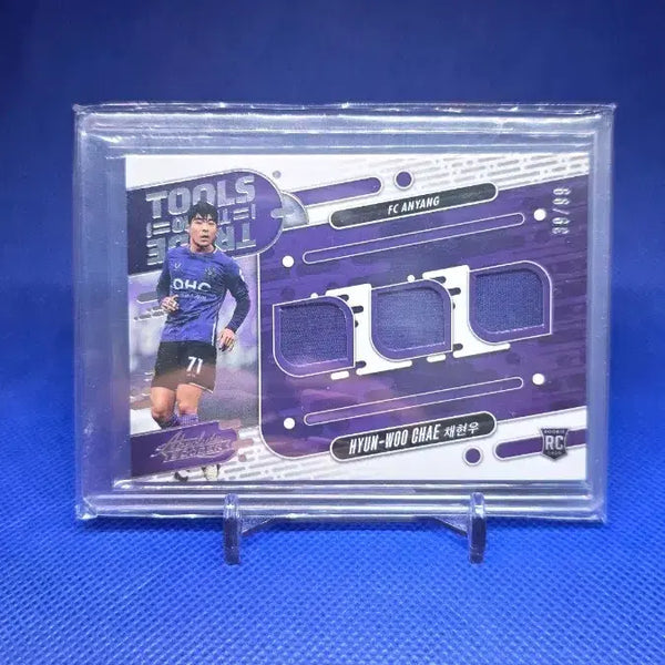 [BUNJANG] FC Anyang Chae Hyun-woo 2025 K League Absolute Triple Jersey Card (Limited Edition 49) / 25 k리그 앱솔루트 FC안양 채현우 트리플 져지 49한정