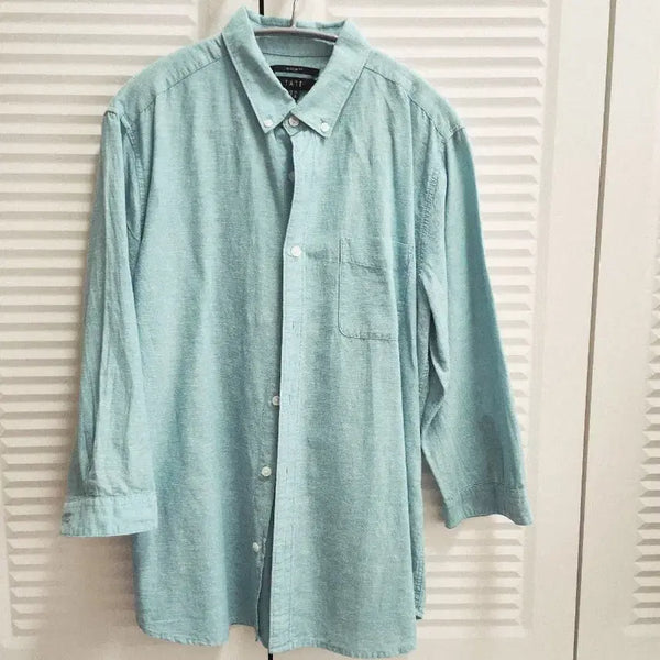 [BUNJANG] Tate Oxford Shirt Mint L / TATE 옥스포드 셔츠 민트색