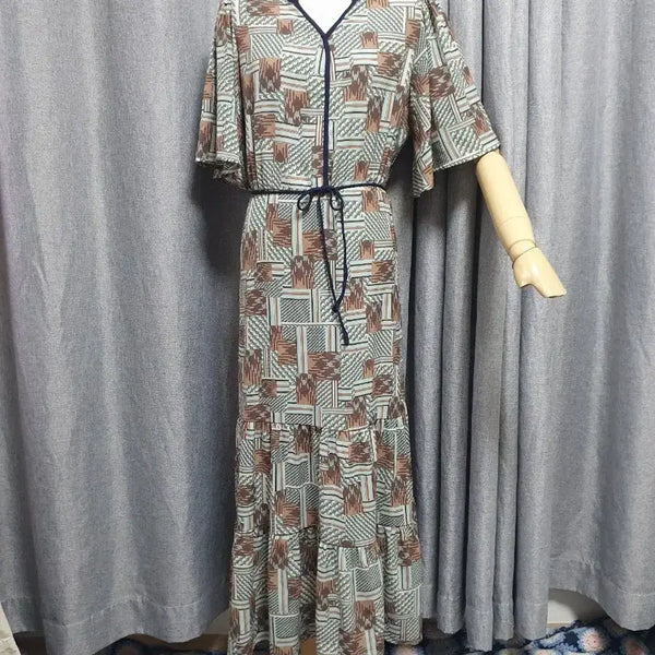 [BUNJANG] Bohemian Banding Maxi Dress / 보헤미안 밴딩 맥시 원피스