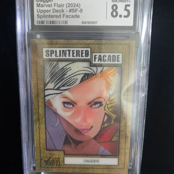 [BUNJANG] Marvel Flare Dagger Splintered Facade SF-9 Insert CGC 8.5 / CGC8.5 마블 플레어 Dagger 대거 Splintered Facade SF-9 인서트