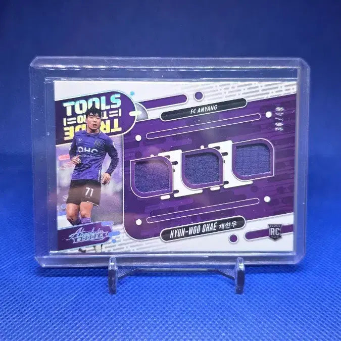 [BUNJANG] FC Anyang Chae Hyun-woo 2025 K League Absolute Triple Jersey Card #36 (Limited Edition of 49) / 25 k리그 앱솔루트 FC안양 채현우 트리플 져지 49한정