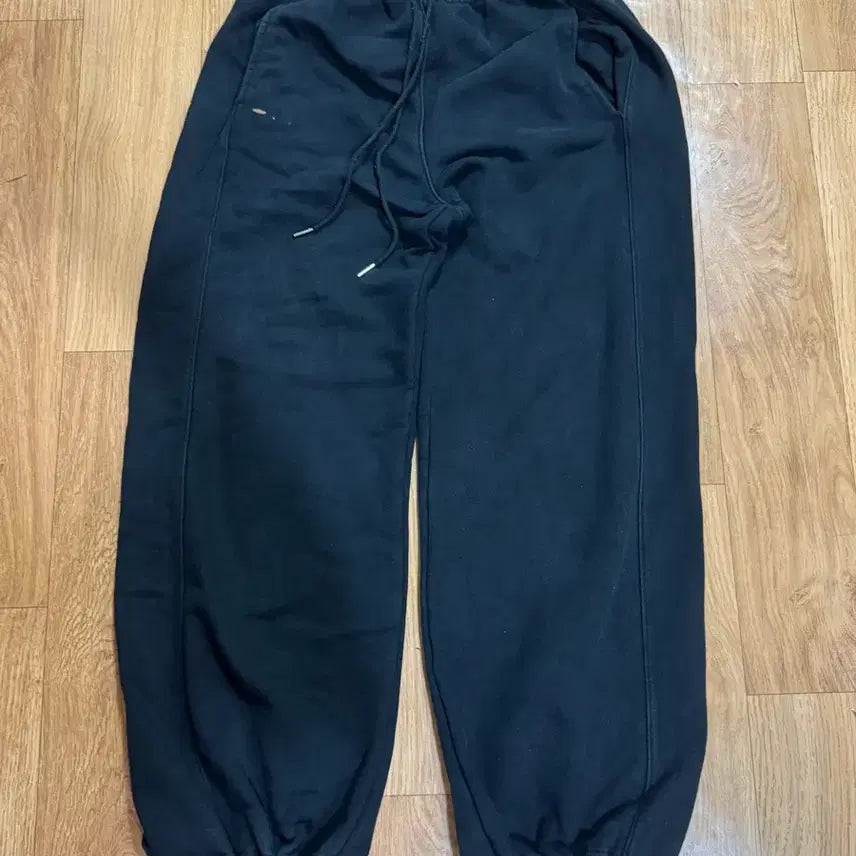[BUNJANG] Black Up Heavy Sweat Wide Two-Way Pants / 블랙업 헤비스웨트 와이드 투웨이 팬츠
