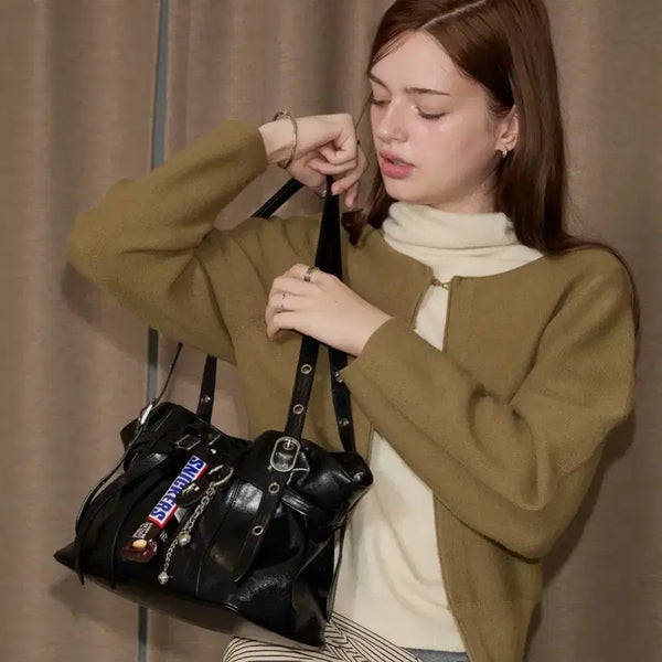 [BUNJANG] Fractal 1.4 Knot Bag Black Shoulder Bag / 프랙탈1.4 Knot Bag 블랙 black 숄더백 가방 무신사