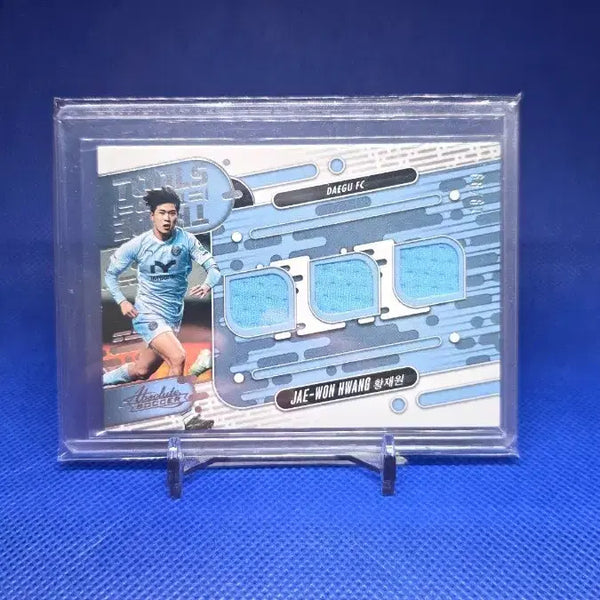 [BUNJANG] Daegu FC Hwang Jae Won 2025 K League Absolute Triple Jersey Card (Limited Edition 99) / 25 k리그 앱솔루트 대구FC 황재원 트리플 져지 99한정