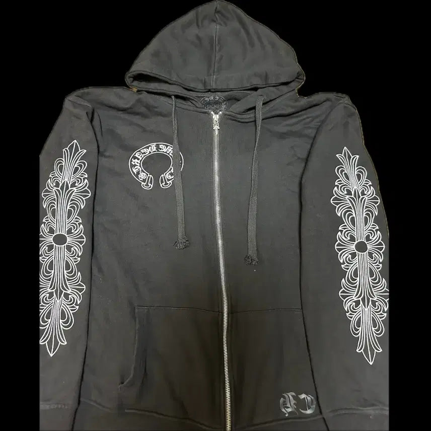 [BUNJANG] Chrome Hearts Zip-Up Hoodie / 크롬하츠 후드집업
