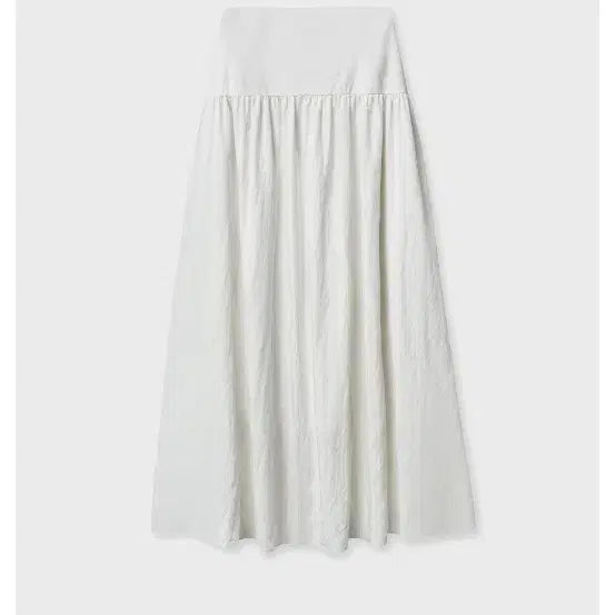[BUNJANG] Le Yell Lily Long Skirt Ivory M / 르옐 릴리 롱 스커트 아이보리 M