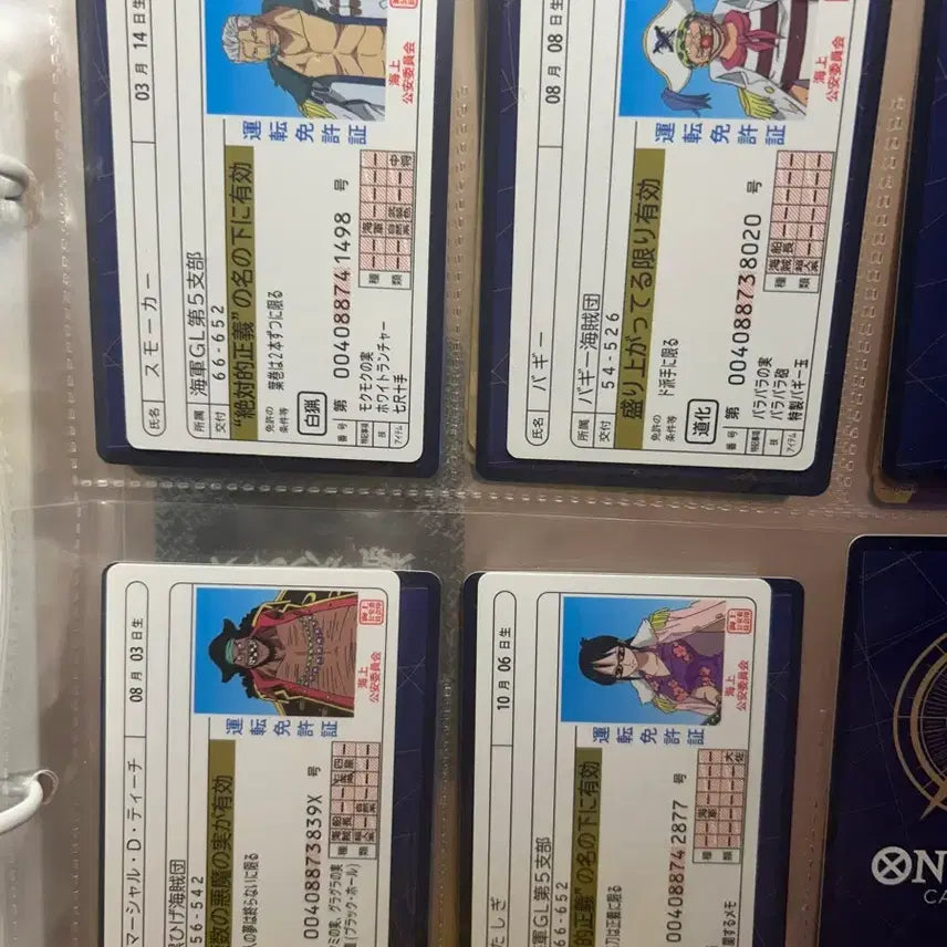 [BUNJANG] Bandai Official One Piece Driver's License Card / 반다이 공식 원피스 운전면허 카드