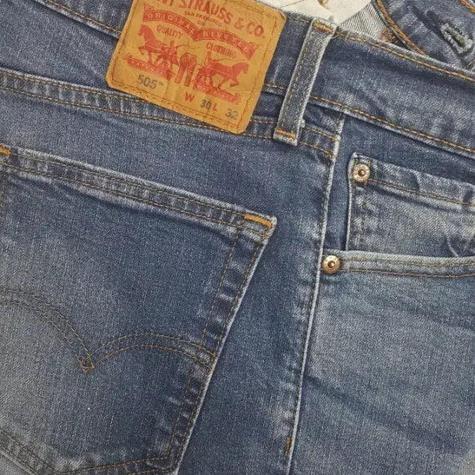 [BUNJANG] Levi's 505 San Francisco Edition Stretch Jeans (Mexico Made) / [리바이스] 스판청바지(멕시코판) 30~31인치(No.442)드라이완료!