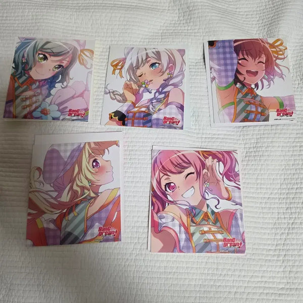 [BUNJANG] BanG Dream! Film Live 2nd Stage Limited Edition Art Card Set (Pastel Palettes) Bundle Set / 영화 뱅드림 필름 라이브 세컨드 스테이지 색지 특전 (파스파레) 5종 일괄