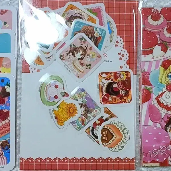 [BUNJANG] Dreamtale Pastry Chef Starter Set Postcard & Flake Seal Bundle with 4 Exclusive Bonus Cards / 꿈빛파티시엘 스타터 세트 일부(엽서/플레이크 씰)+특전 4장 일괄 판매