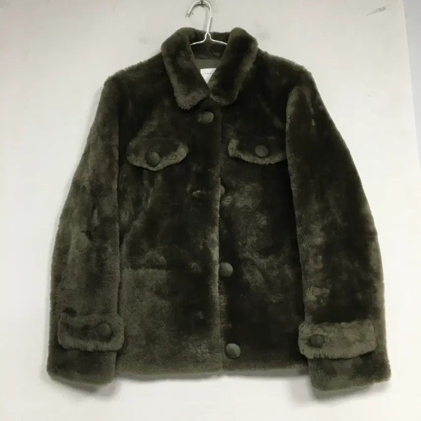 [BUNJANG] Sandro Wool Leather Mustang Jacket / SANDRO 산드로 양모 레더 무스탕 자켓