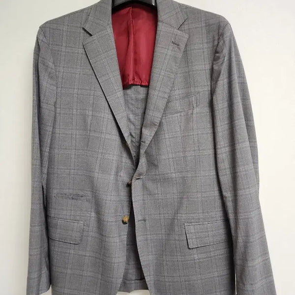[BUNJANG] Eleventy Gray Wool-Silk Blend Blazer Jacket Size 52 / Eleventy 그레이 블레이저 자켓 52