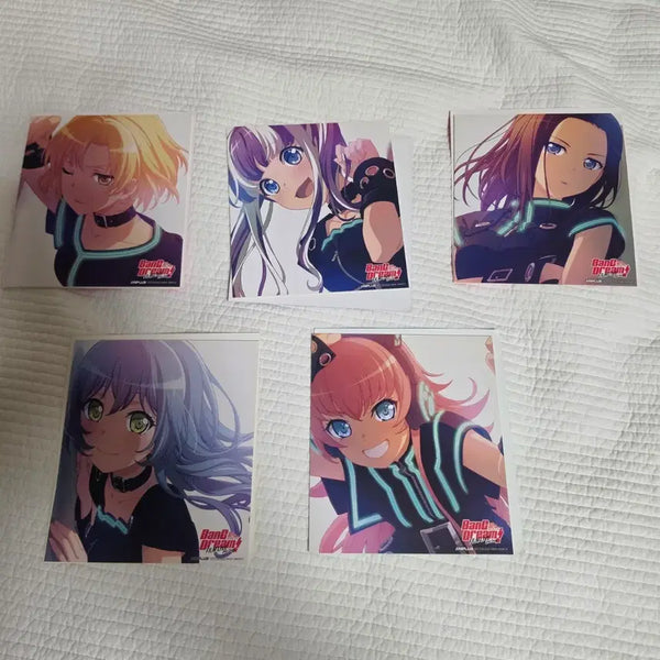 [BUNJANG] BanG Dream! Film Live 2nd Stage Celary Art Special Set (RAS Rei Aoi Suriren) 5 Types Bundle Set / 영화 뱅드림 필름 라이브 세컨드 스테이지 색지 특전 (라스 RAS 레이즈 어 스이렌) 5종 일괄