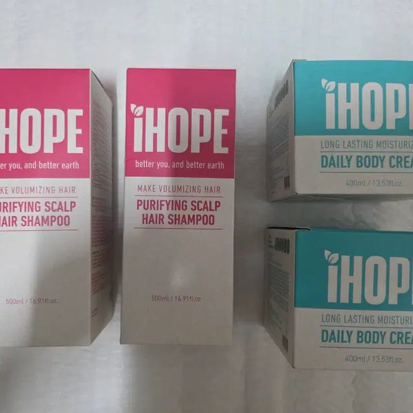 [BUNJANG] IHOPE Purifying Scalp Hair Shampoo & Daily Body Cream Set / 아이홉 샴푸 바디크림