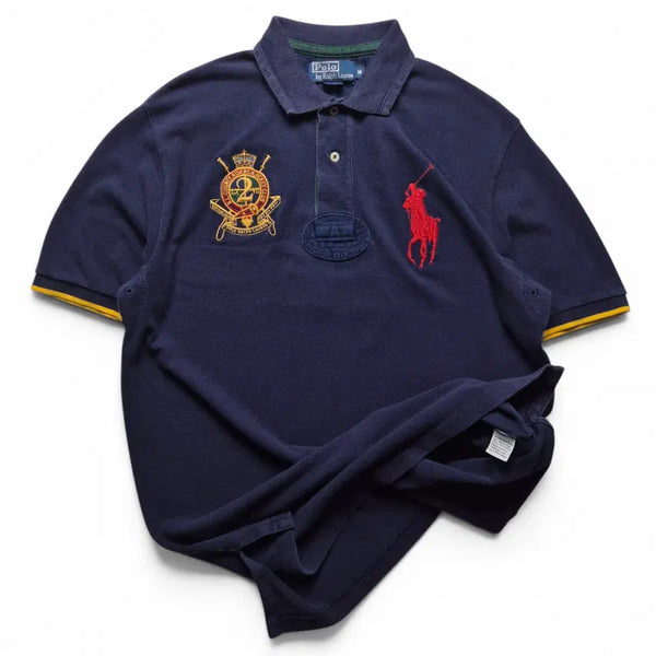 [BUNJANG] Polo Ralph Lauren Big Pony PK Collar T-Shirt Navy (Size M) / [3일간 20%할인] [M] 폴로 랄프로렌 빅포니 PK 카라티 네이비