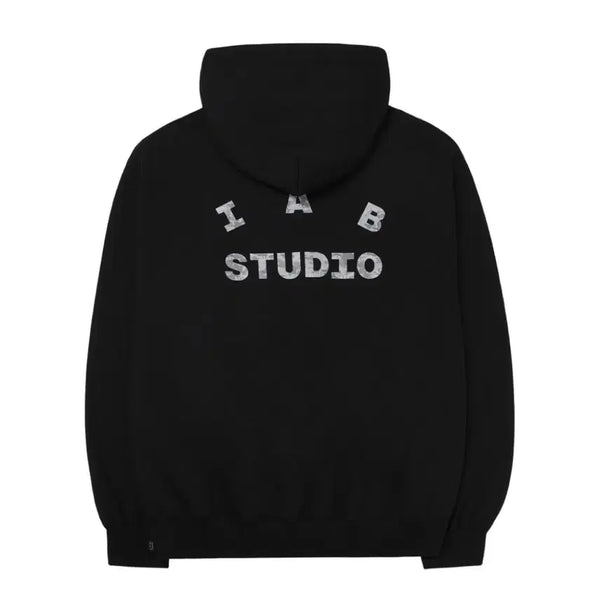 [BUNJANG] I.A.B Studio Camo Logo Hoodie Black 2XL / [2XL] 아이앱 스튜디오 카모 로고 블랙 후드