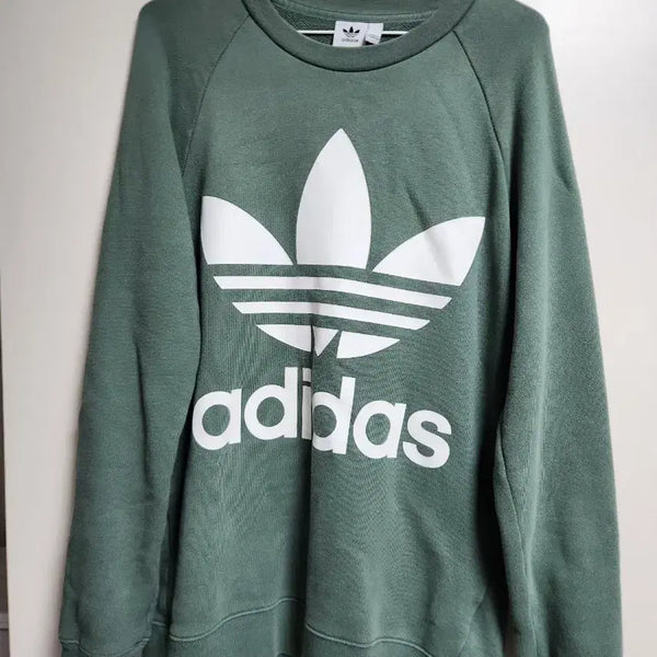 [BUNJANG] Adidas Big Logo Sweatshirt - Green / 아디다스 맨투맨 그린
