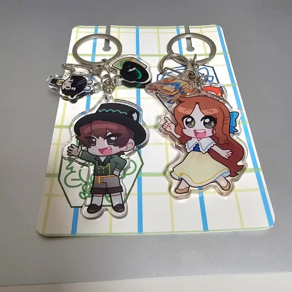 [BUNJANG] Jamddle 10th Anniversary 'Young Lady and Gentleman' Keyring / 급처) 잠뜰 10주년 아가씨와 도련님 키링