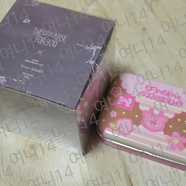 [BUNJANG] Play V Bambi Birthday Kit + Tin Case Bundle Set / (일괄)플레이브 밤비 생일키트+틴케이스 판매