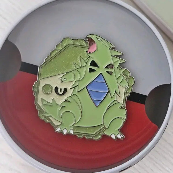 [BUNJANG] Pokemon 100 Types Vol. 2 Random Badge Tyranitar / 포켓몬 100종 2탄 랜덤뱃지 마기라스