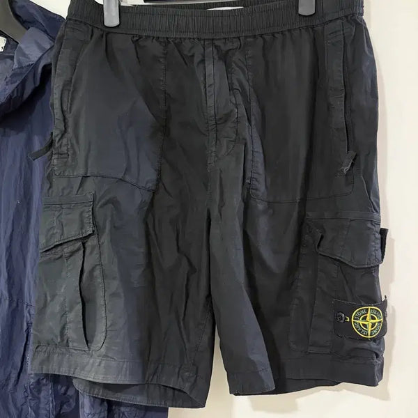 [BUNJANG] Stone Island Old Effect Cargo Shorts / 스톤아일랜드 올드이펙트 카고 반바지