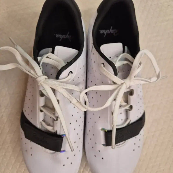 [BUNJANG] Rapha Classic Cycling Shoes - Size 39 (245mm) - White / 라파 클래식 클릿슈즈