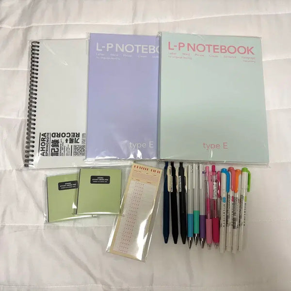[BUNJANG] Bundle Stationery Set: Aora, Plot Motion, Juice Up, Sarasa, Mildliner / 문구류 일괄(아오라문구,플롯모션,쥬스업,사라사,마일드라이너)