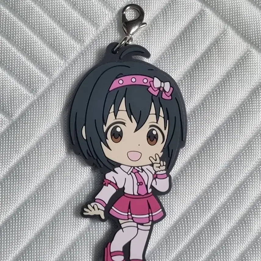 [BUNJANG] The Idolmaster Cinderella Girls Kohinata Miho KyunChara Rubber Strap / 아이돌마스터 신데렐라걸즈 큥캬라 러버스트랩 코히나타 미호