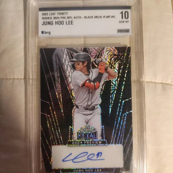 [BUNJANG] 2023 Leaf Trinity Jung Hoo Lee Rookie Autograph 10 GEM MT / 2023 리프 트니티 이정후 루키 오토 6한정 BRG 10