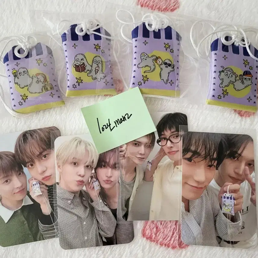 [BUNJANG] ATEEZ Fanmeeting Unit Photocard & Charm Set (OT4) / ATEEZ FANMEETING MD unit pc charm 에이티즈 팬미팅 유닛포카 오마모리 세트