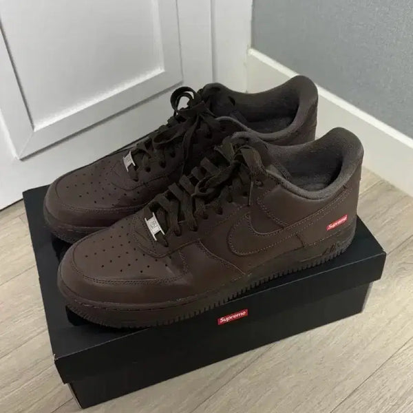 [BUNJANG] Supreme x Nike Air Force 1 Baroque Brown (290mm) / 슈프림 에어포스1 바로크 브라운 290