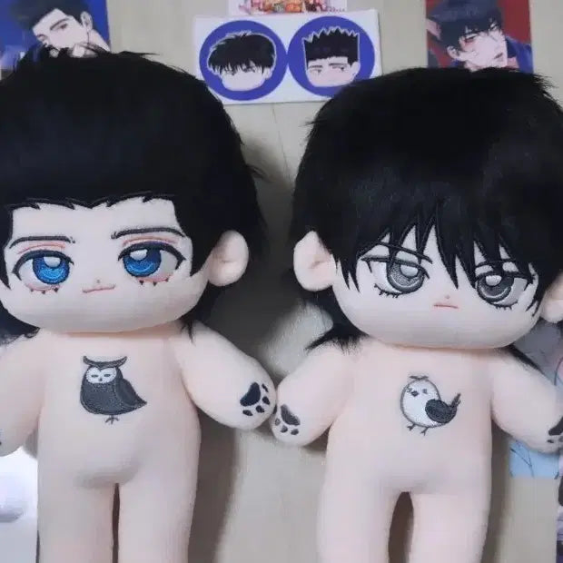 [BUNJANG] Slam Dunk Rukawa Kaede & Sendoh Akira Uniform Plush Dolls Set / 슬램덩크cp 교복센루 솜깅 인형 일괄