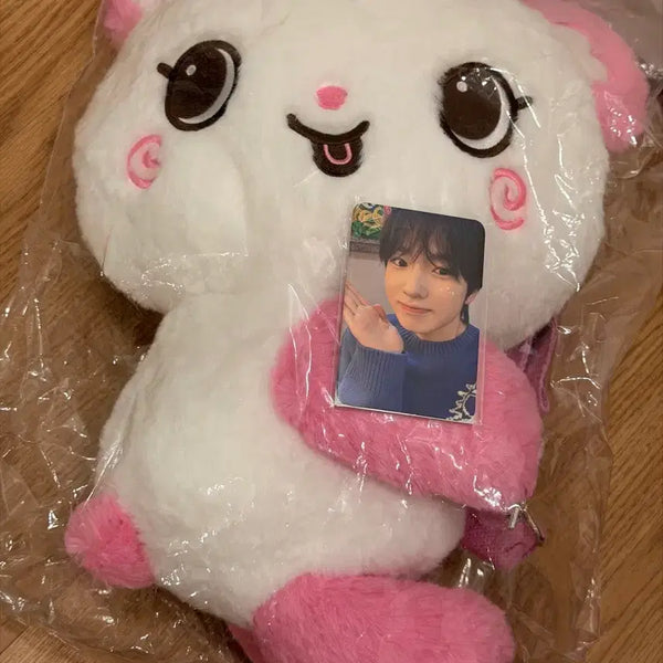 [BUNJANG] NCT WISH Sakuraya Version Character Bag & Photocard Set / 엔시티 위시 캐릭터 백 & 포토카드 세트 사쿠야 버전 팡이 가방