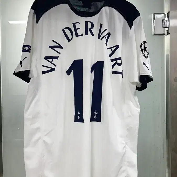 [BUNJANG] Tottenham Hotspur 2010/11 Champions League Van der Vaart Signed Football Jersey / 토트넘 10/11 챔스 판 데르 파르트 선수 마킹 축구 정품 유니폼