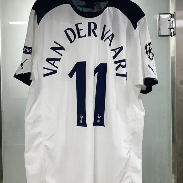 [BUNJANG] Tottenham Hotspur 2010/11 Champions League Van der Vaart Signed Football Jersey / 토트넘 10/11 챔스 판 데르 파르트 선수 마킹 축구 정품 유니폼