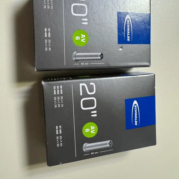 [BUNJANG] Schwalbe 20-inch Bicycle Inner Tube AV6 (35-406) Schrader Valve 40mm / 자전거 20인치 튜브 (35-406) 슈발베 AV6 - 슈레더 40mm