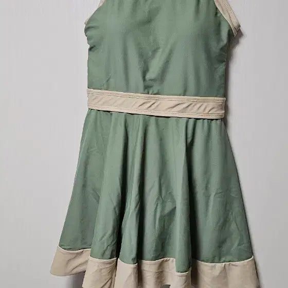 [BUNJANG] Skirt Swimsuit Set Khaki/Beige / 스커트 수영복 세트 카키색/베이지색
