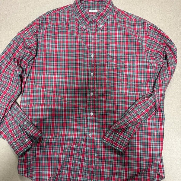 [BUNJANG] CIOTA Tartan Check Button-Down Shirt Size 6 / 시오타 타탄체크 셔츠, 6사이즈