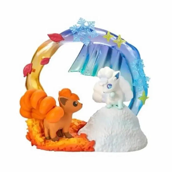 [BUNJANG] Pokemon Re-Ment Circular Vulpix & Alolan Vulpix Figure (Sealed) / [미개봉] 포켓몬 리멘트 서큘러 식스테일&알로라 식스테일 피규어