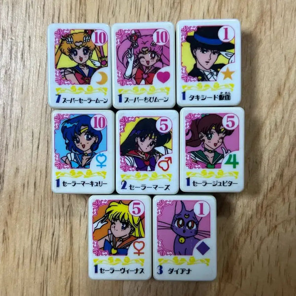[BUNJANG] Sailor Moon Mahjong Set / 세일러문 마작 8개 일괄
