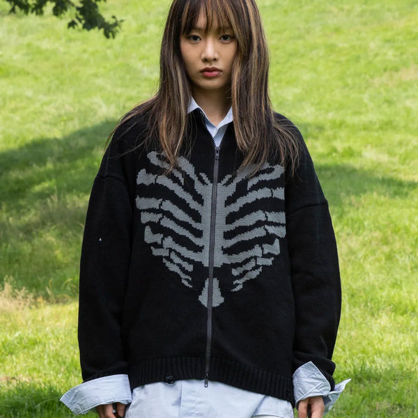 [BUNJANG] Thisisneverthat Knit Zip-Up Cardigan / 엑스톤즈 니트집업니트가디건디스이즈네버댓아캄LMC마하그리드캐피탈