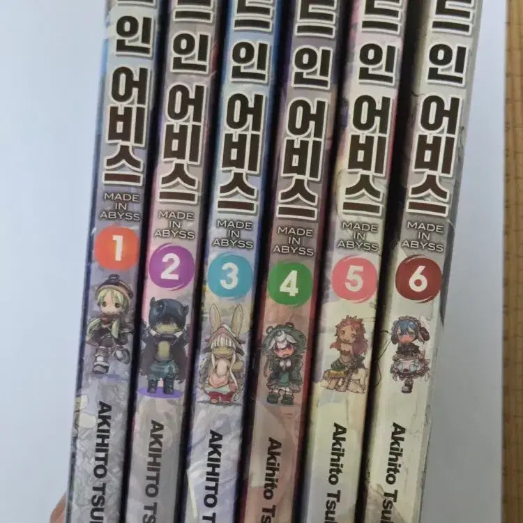 [BUNJANG] Made in Abyss Complete Set Volumes 1-6 / 메이드 인 어비스 1~6권 일괄 판매