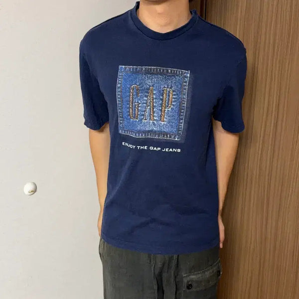 [BUNJANG] Gap 90s Made in USA Box Logo T-Shirt / 90s 올드 갭 티셔츠 made in USA