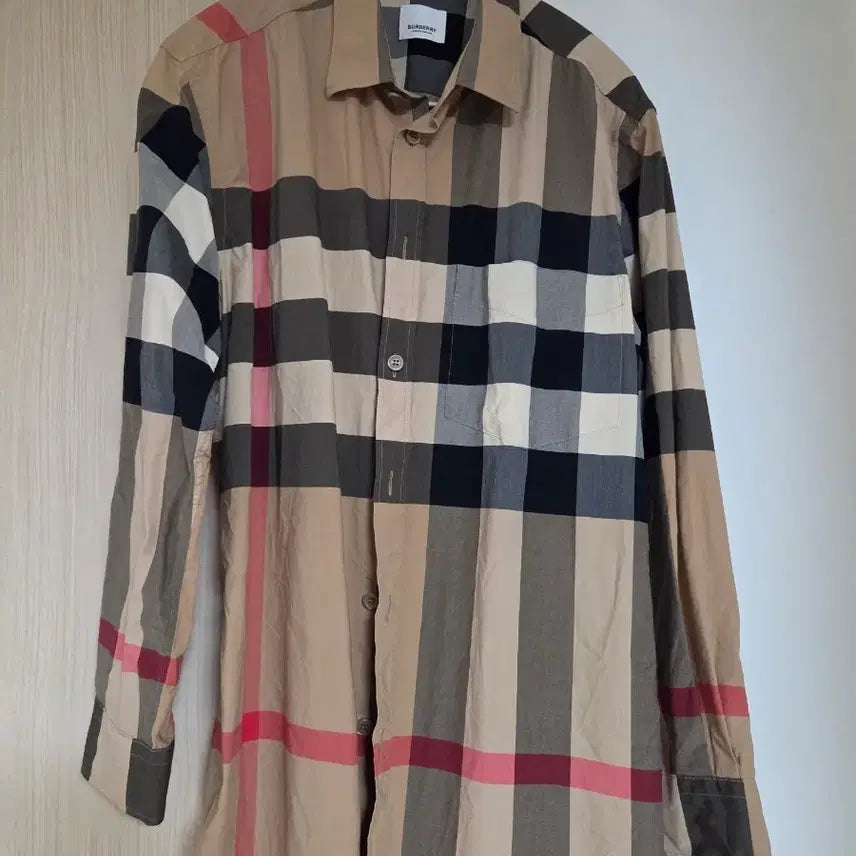 [BUNJANG] Burberry Check Pattern Shirt - Size M / 버버리 셔츠 M사이즈