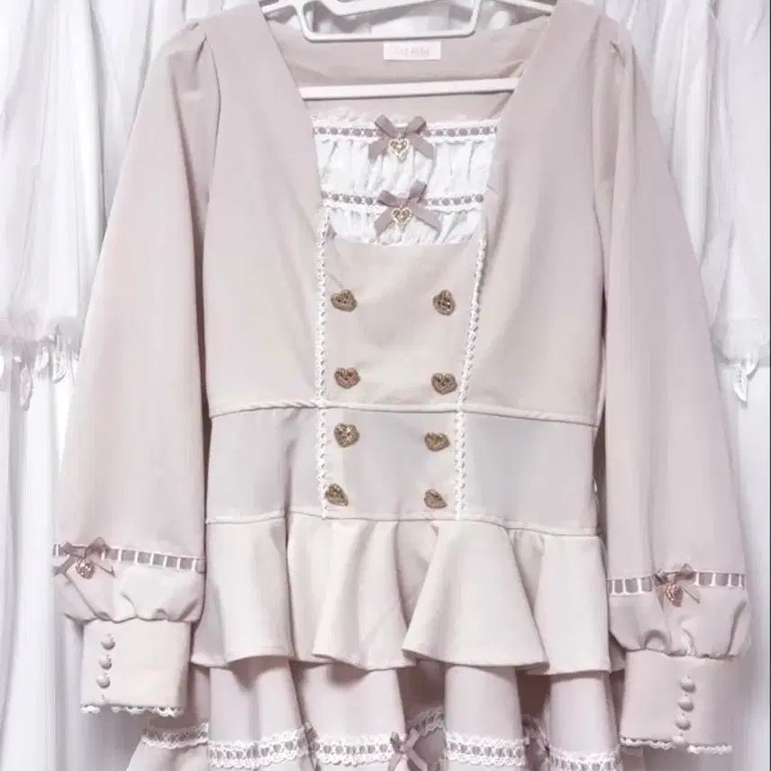 [BUNJANG] Lizlisa Setup Dress / Mine Mine Love Jirehkei / 리즈리사 셋업 원피스 / 양산형 지뢰계 디어마이러브