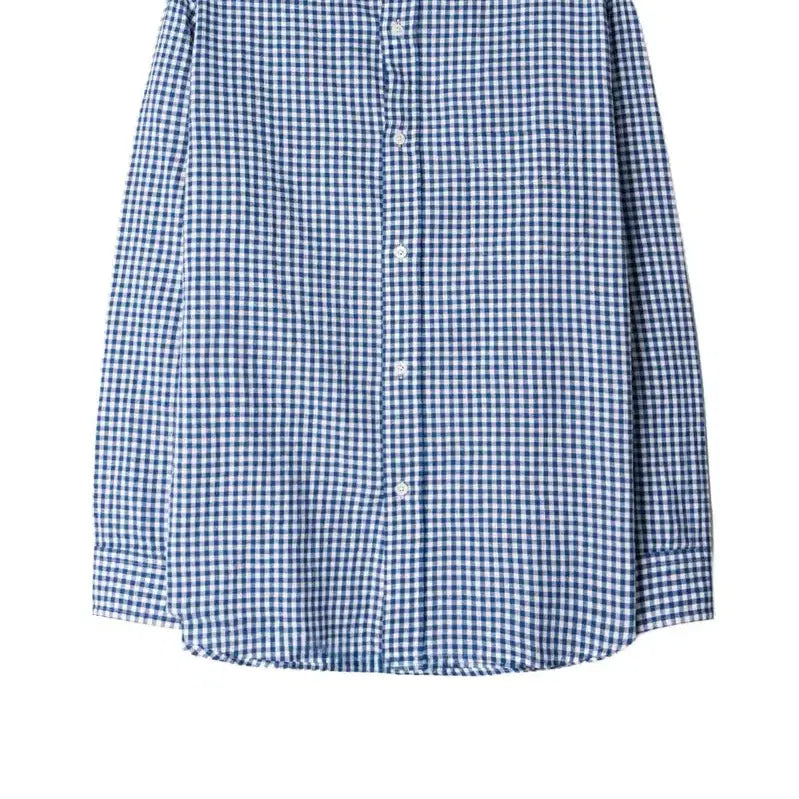 [BUNJANG] Hausbacken Gingham Shirt Blue / [4] 하우스바켄 깅엄 셔츠(블루)
